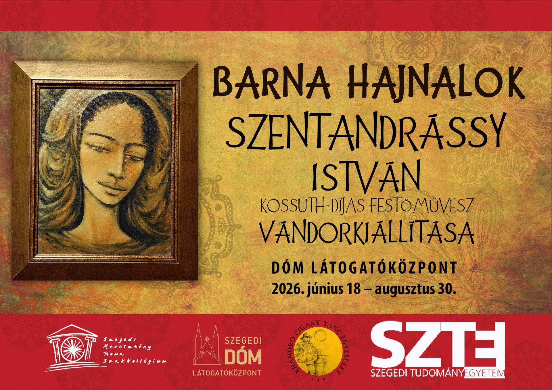 Barna hajnalok – Szentandrássy István Kossuth-díjas festőművész vándorkiállítása